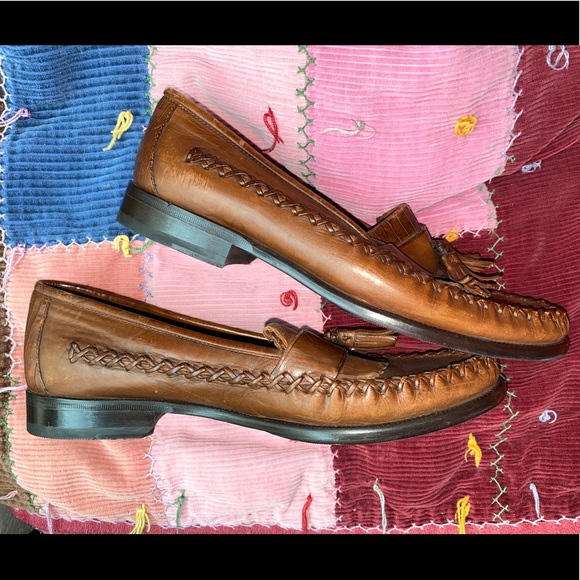 cole haan black tassel loafers